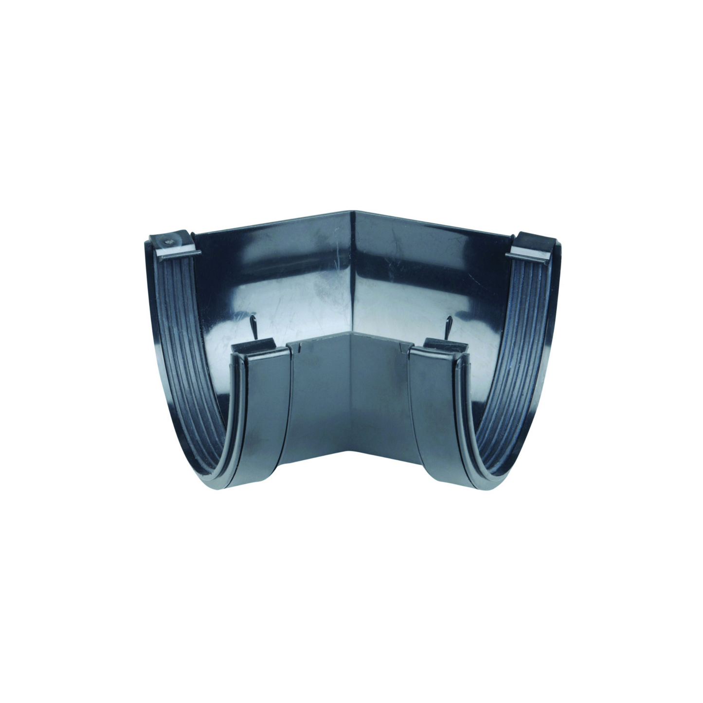 Wavin Osma Deepline Gutter Angle (Black) 113mm x 45° - 9T904B