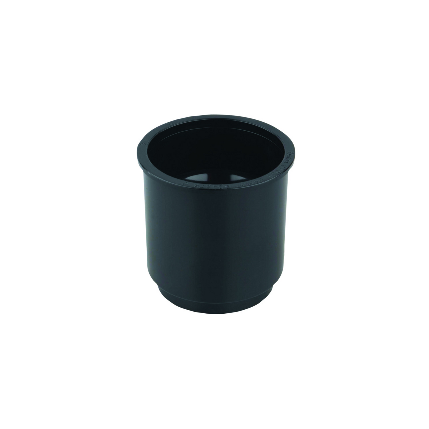 Wavin Osma Roundline Down Pipe Connector (Black) 68mm - 0T024B