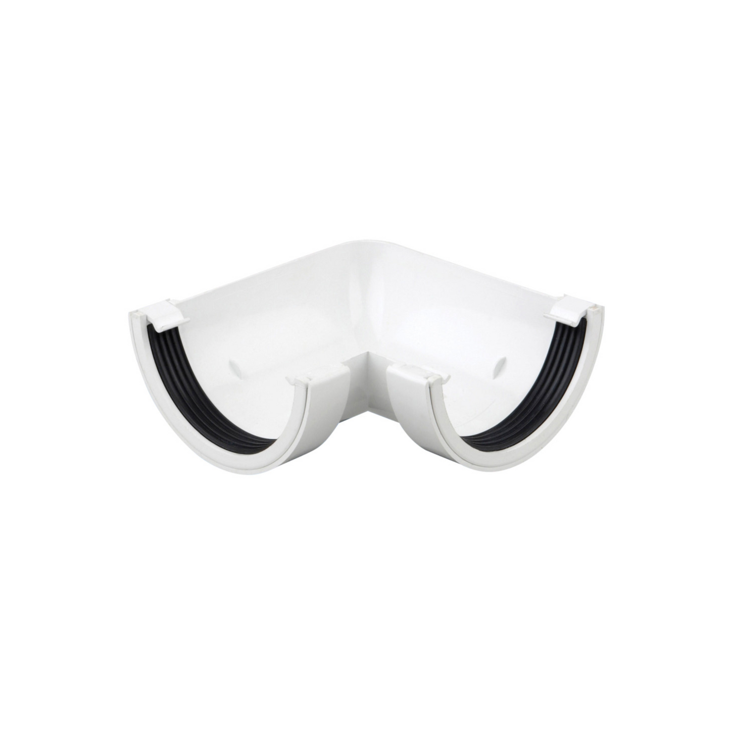 Wavin Osma Roundline Gutter Angle (White) 112mm x 90° - 0T003W