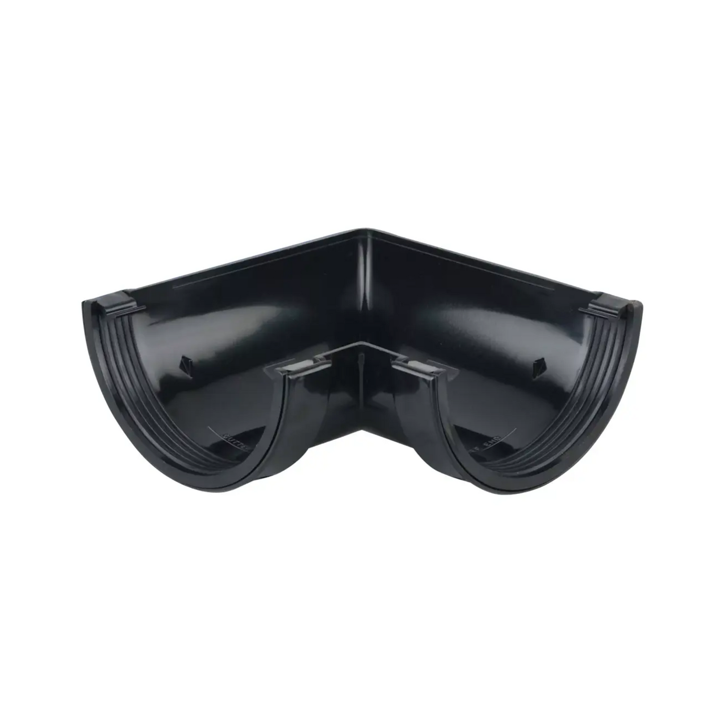 Wavin Osma SuperLine Gutter Angle (Black) 150mm x 90° – 5T503B