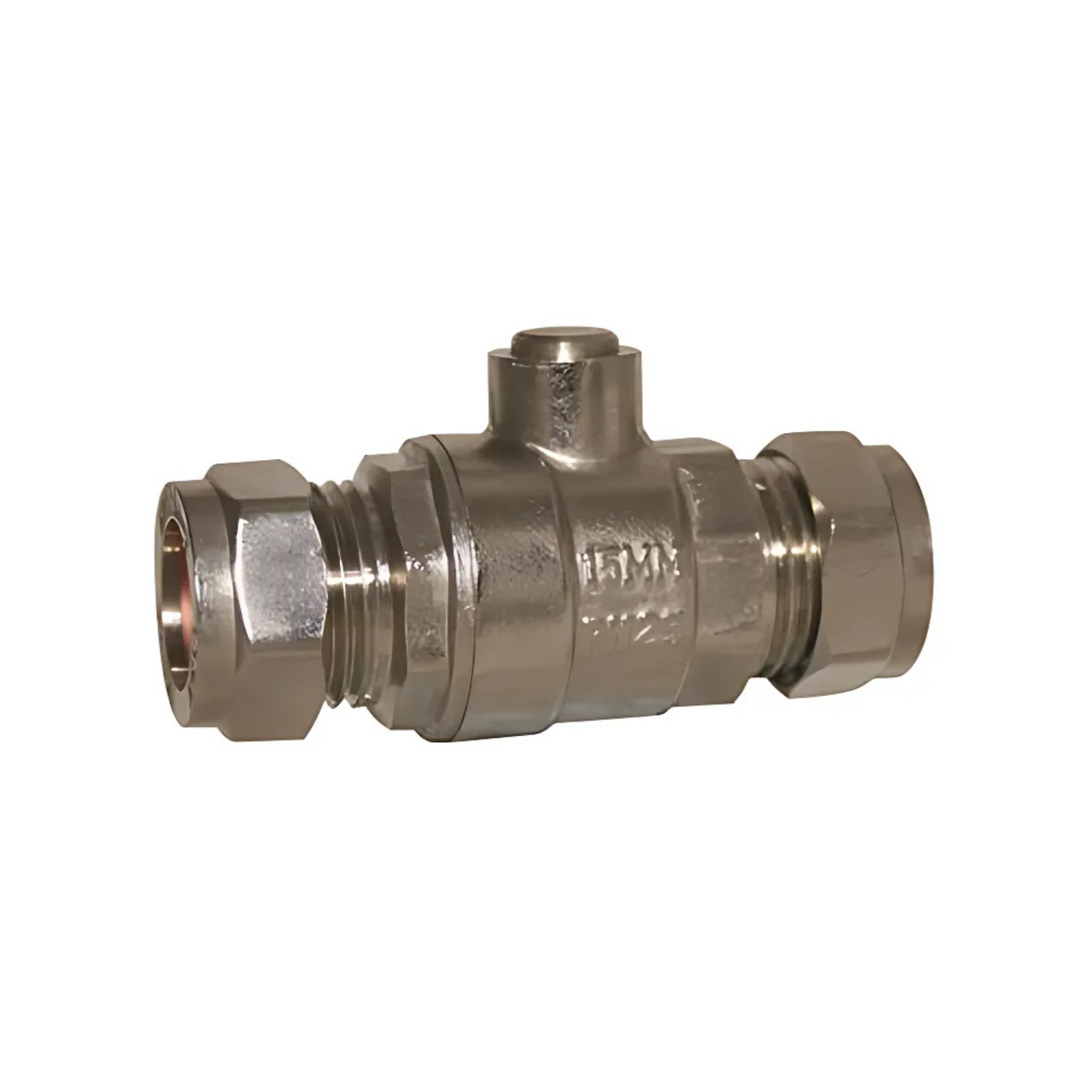 Genbra Isolation Valve Full Bore Heavy (Chrome) 15mm - BFIVHP-15