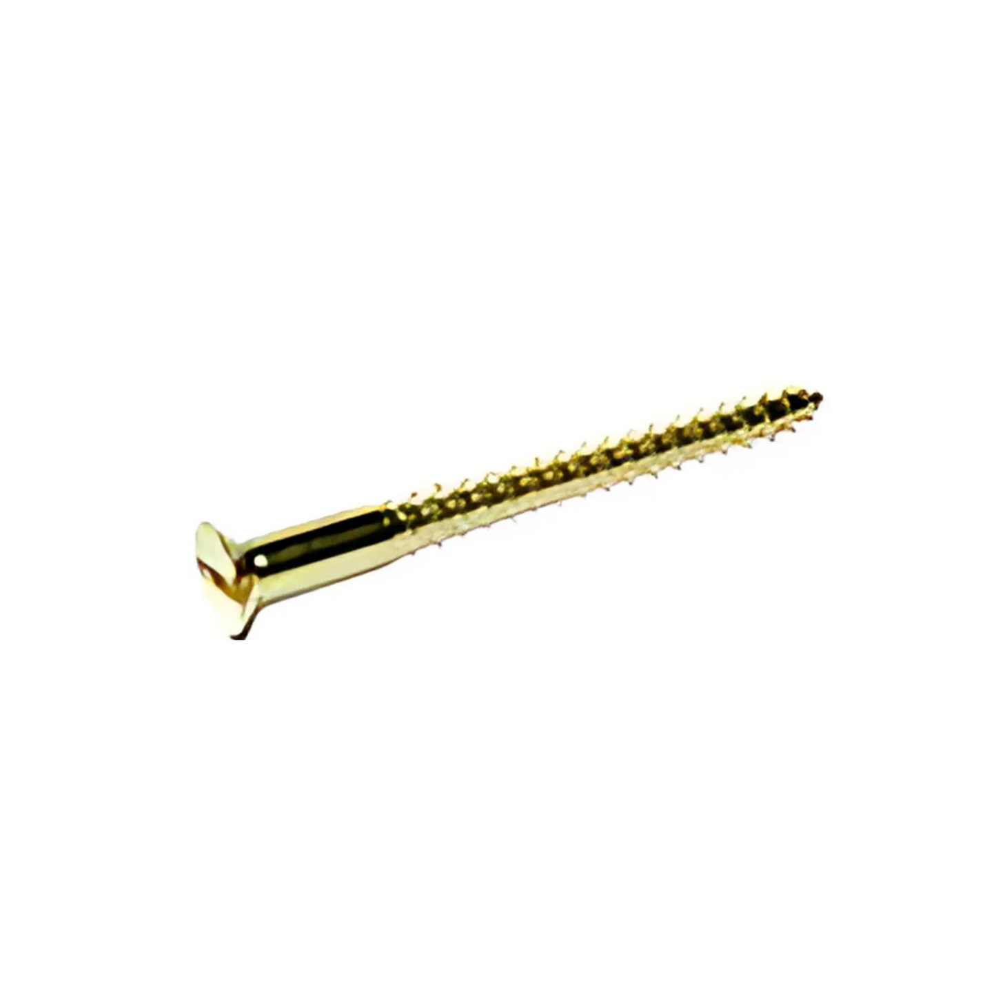 Owlett Jaton Slotted Brass Countersunk Woodscrew Head Box of 100 (Gold) 26.67 mm - 9TQCSKBWS/216