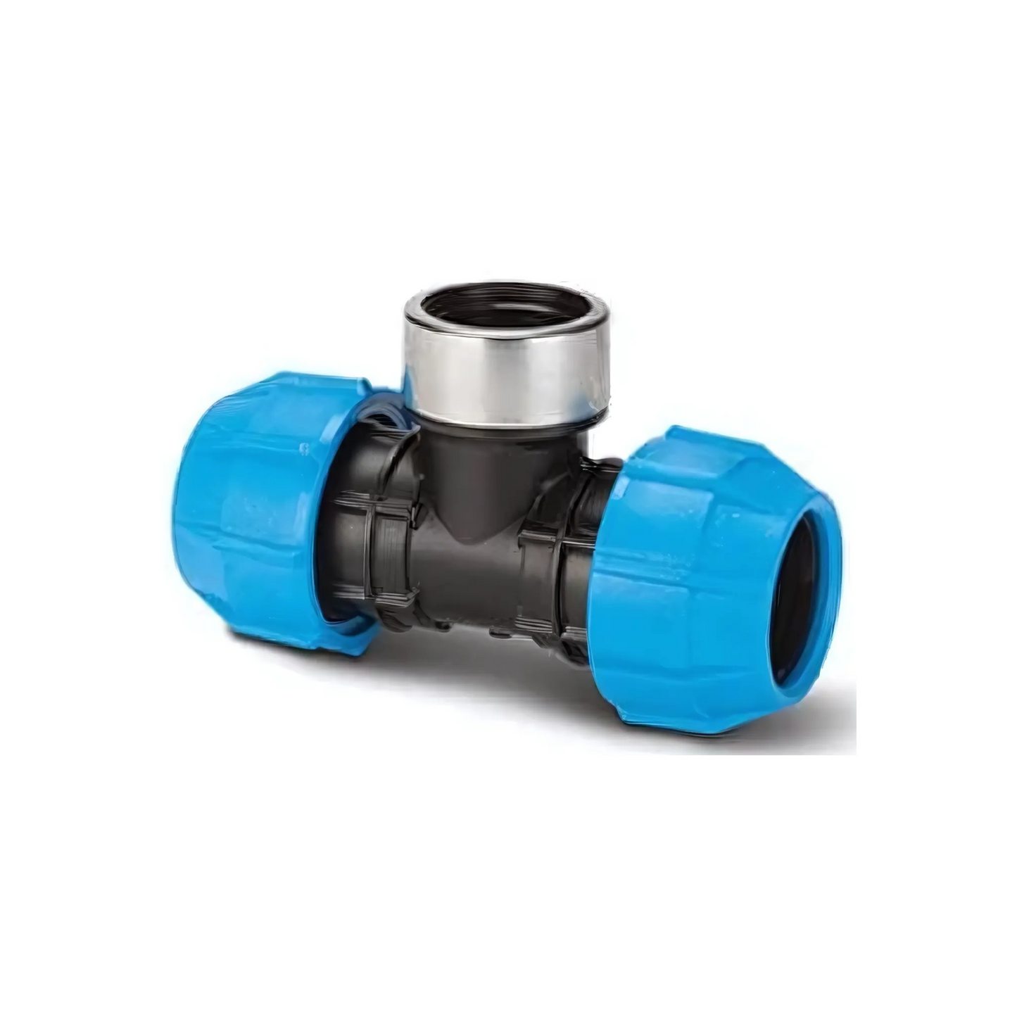 Polypipe Polyfast MDPE BSP Female Branch Tee (Blue) 25 mm × ¾″ – 42225