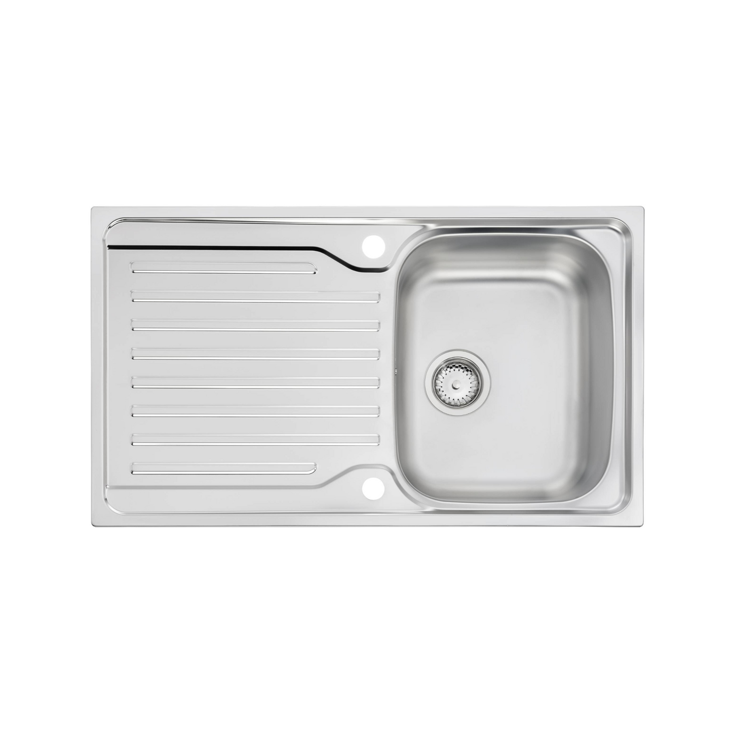 Carron Phoenix Lomond 90 3½" Waste & Overflow Kit – Reversible 2 Tap Hole, Boxed (Stainless Steel) – 101.0714.473