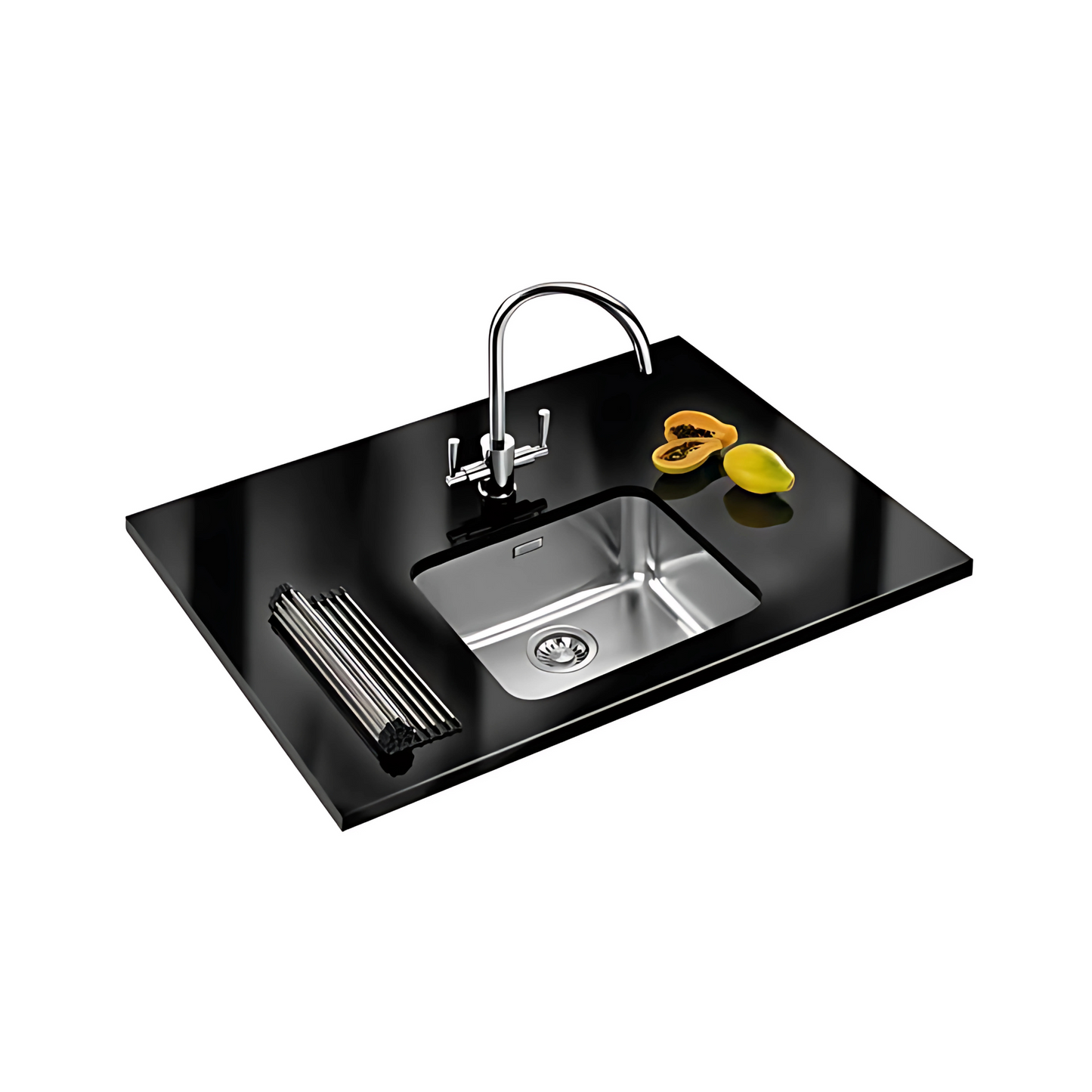 Franke Largo LAX 110‑45 Single‑Bowl Undermount Sink (Stainless Steel) - 122.0066.736