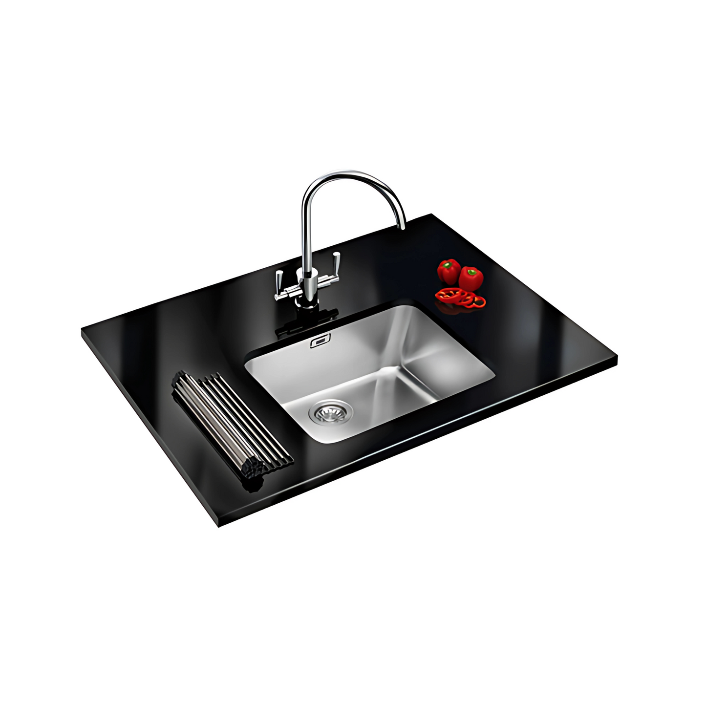 Franke Largo LAX 110‑50 Single‑Bowl Undermount Sink (Stainless Steel) - 122.0181.453