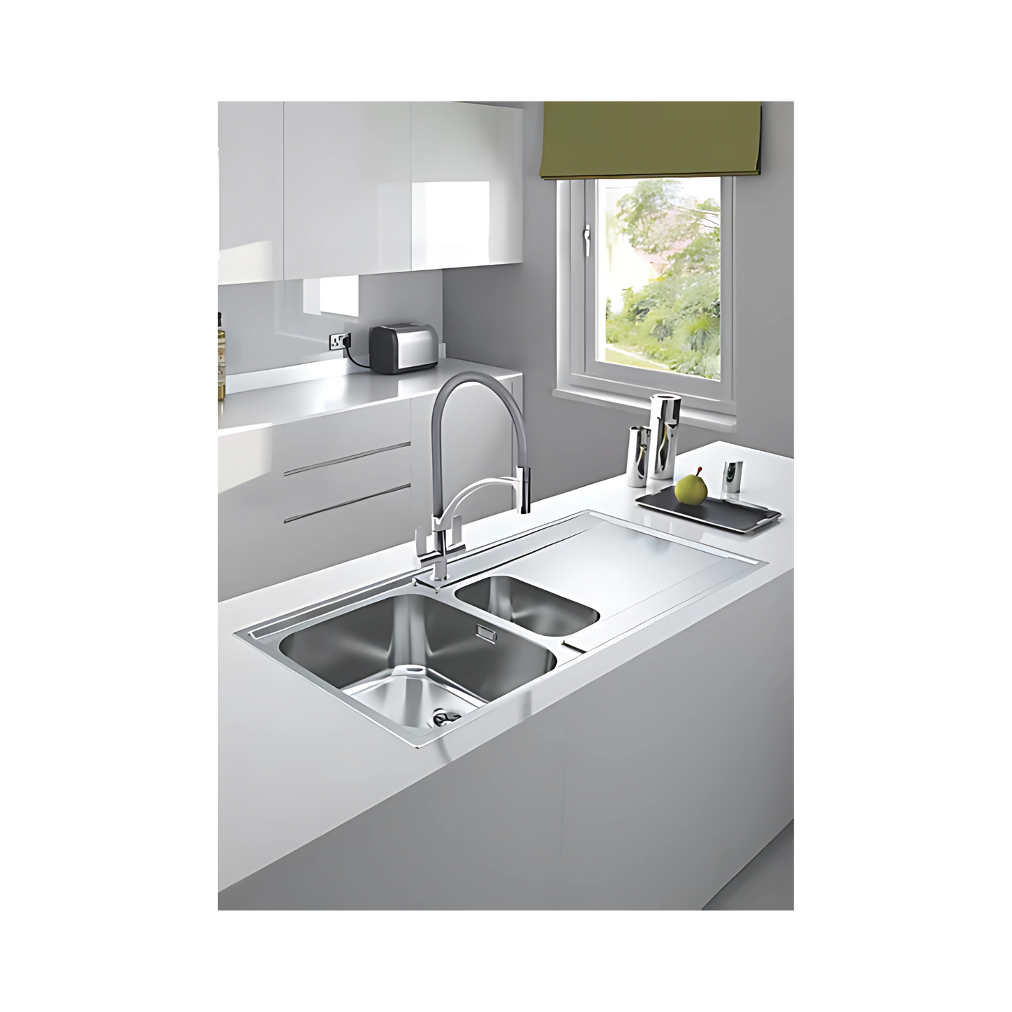 Franke Wave Pull Out Kitchen Tap (Stainless Steel) - 115.0277.035