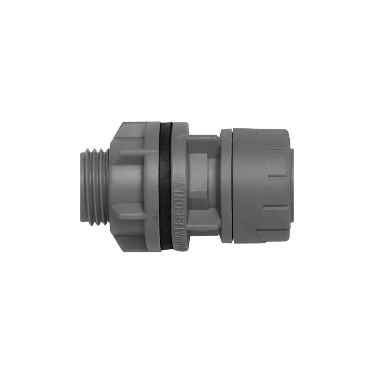 Polypipe Polyplumb Tank Connector (Grey) 22mm x 3/4" - PB3822