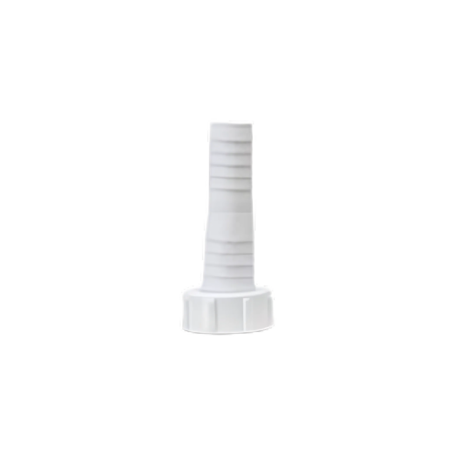 Polypipe Trap Straight Hose Pipe Connector Threaded Nut (White) 40mm x 1" - WT62