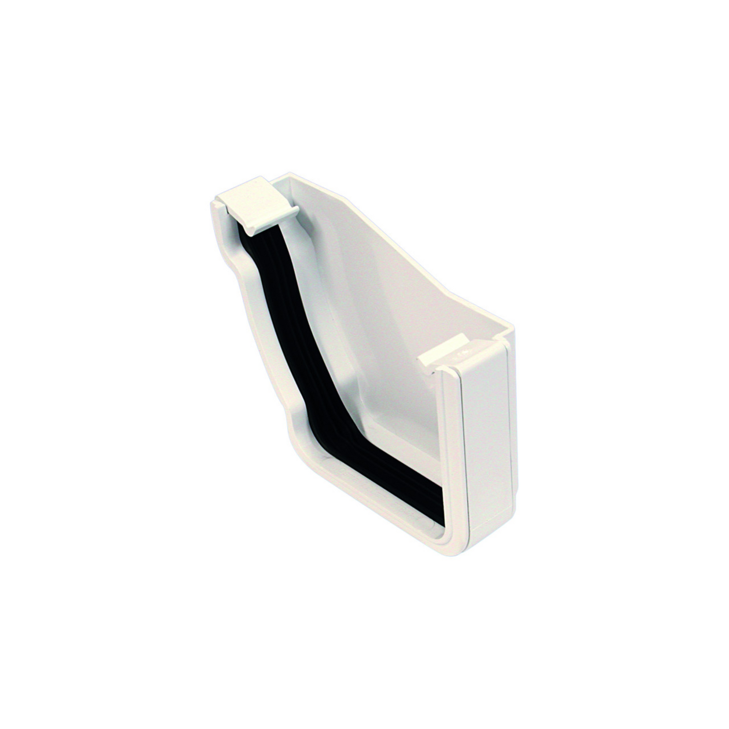 111mm Osma Stormline Stopend External Left-Hand - Wavin (White) - 8T841W