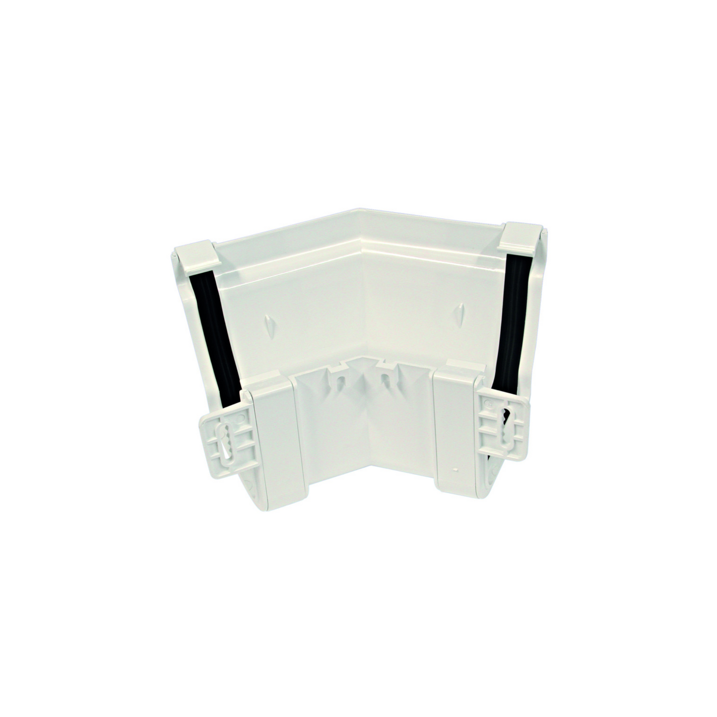 111mm x 45° Osma Stormline Gutter Angle External - Wavin (White) - 8T854W