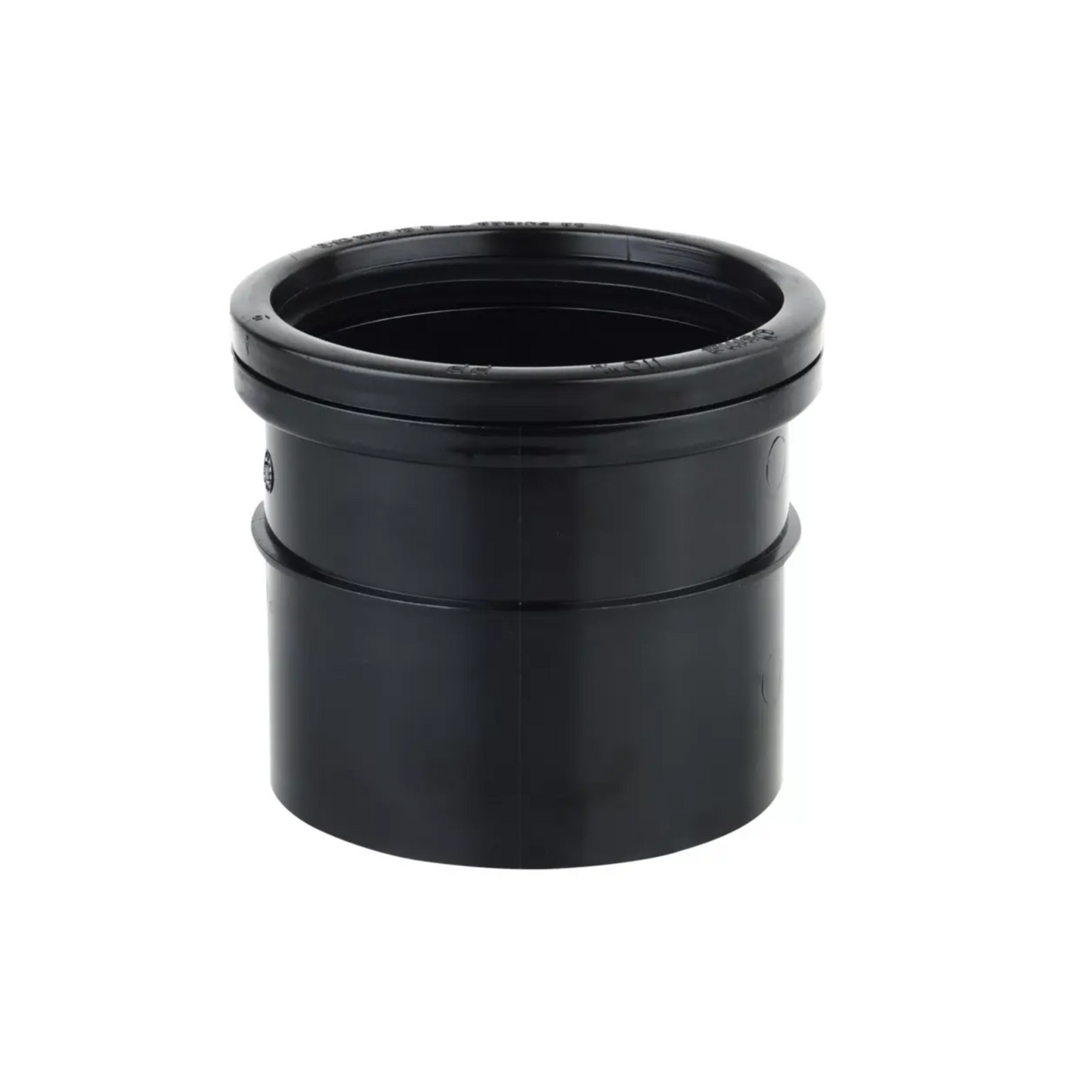 110mm OsmaSoil Soil/Sanitary Single Socket - Wavin (Black) - 4S124B