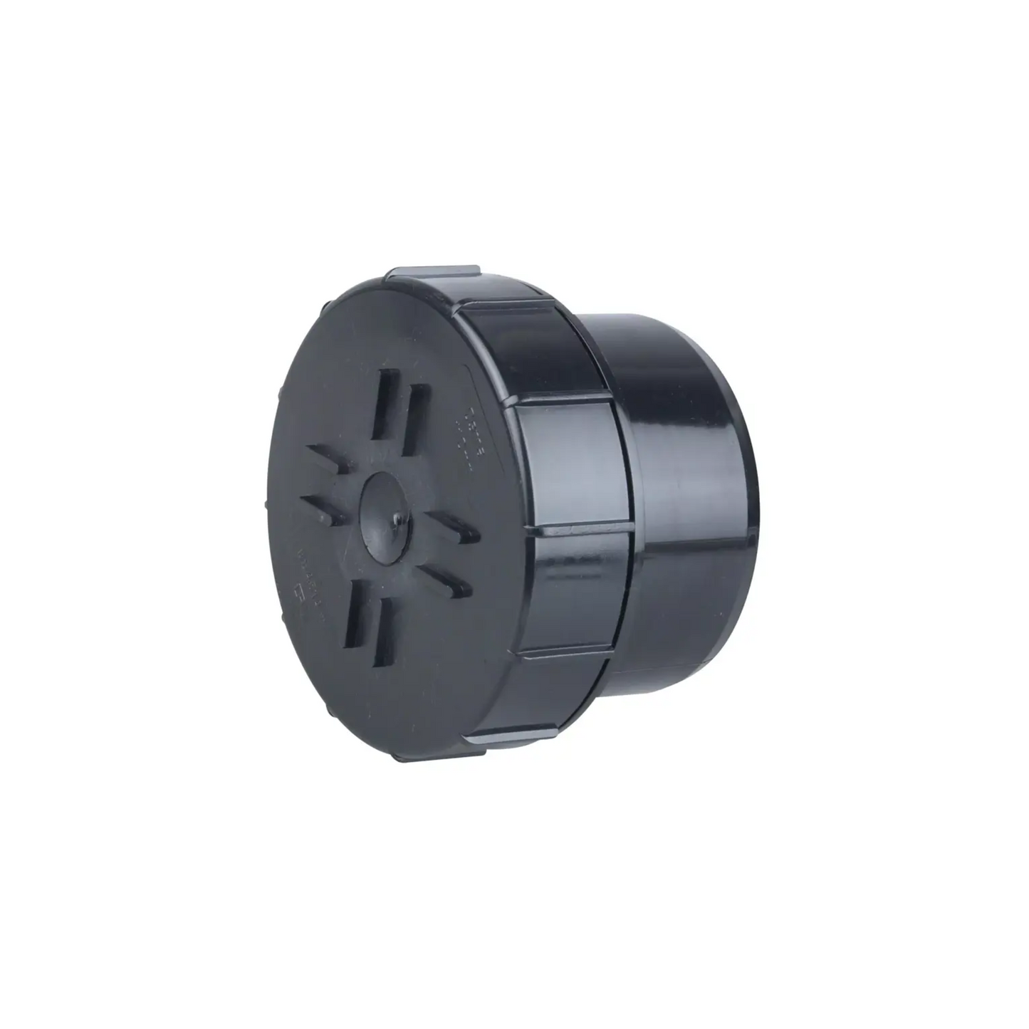 110mm OsmaSoil Plain Ended Access Plug (Black) - 4S292B