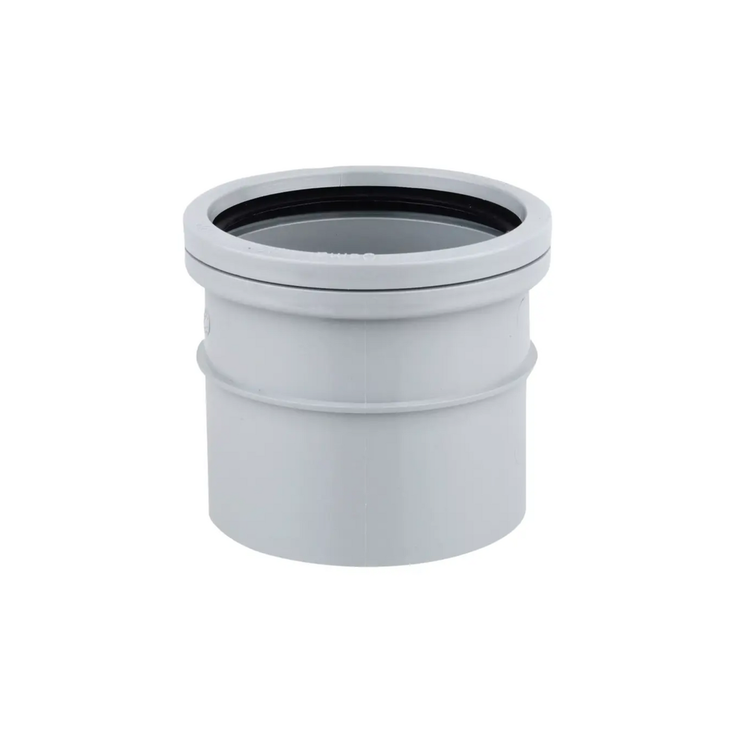 Wavin OsmaSoil Single Socket Coupler (Grey) 110 mm – 4S124G