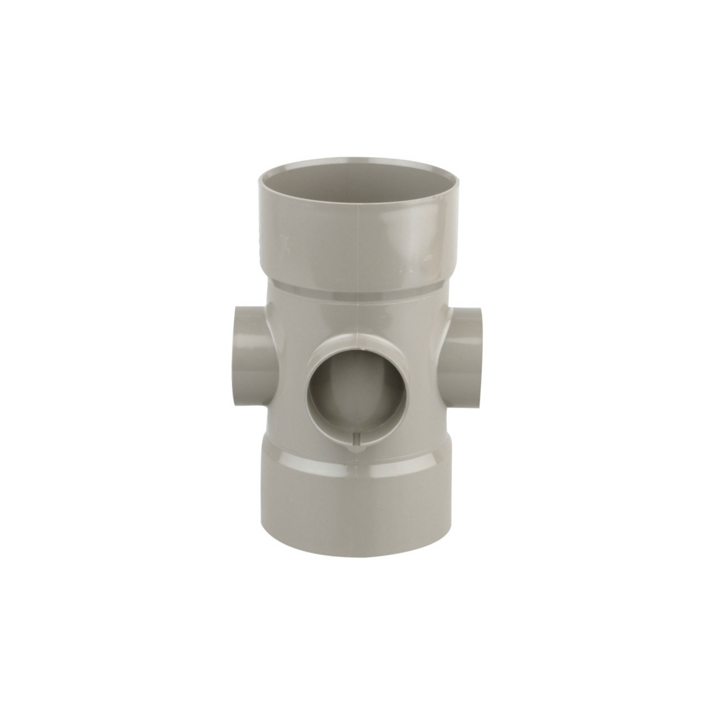 110mm x 40mm Osma Soil Double Solvent Weld Bossed Pipe - Wavin (Olive) - 4S586E