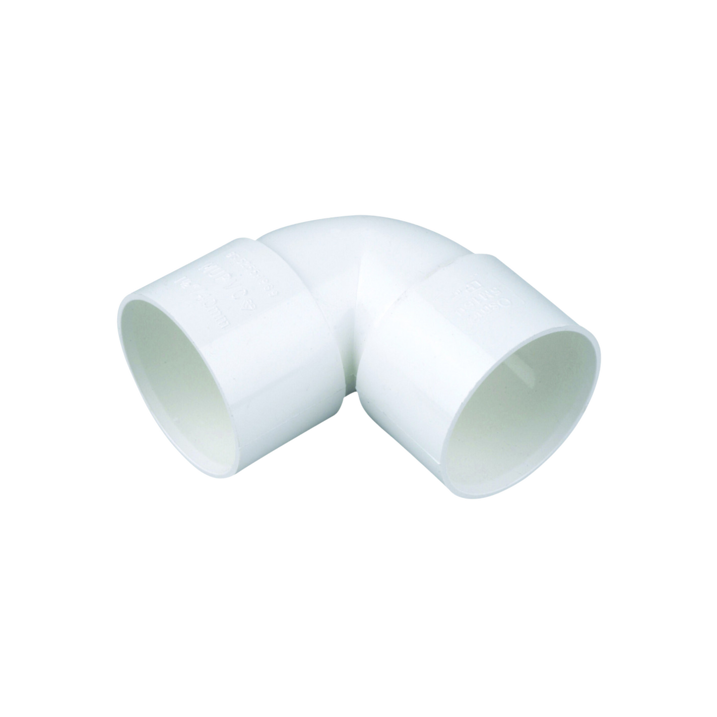 50mm Osma Weld Waste Knuckle Bend 90 Degree - Wavin (White) - 2Z160W