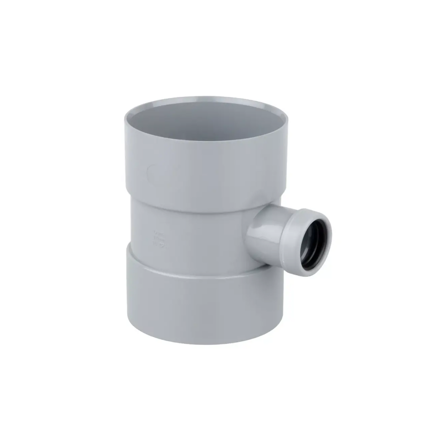 Wavin OsmaSoil Ring Seal Double Socket Bossed Pipe (Grey) 110 mm 40mm - 4S584G