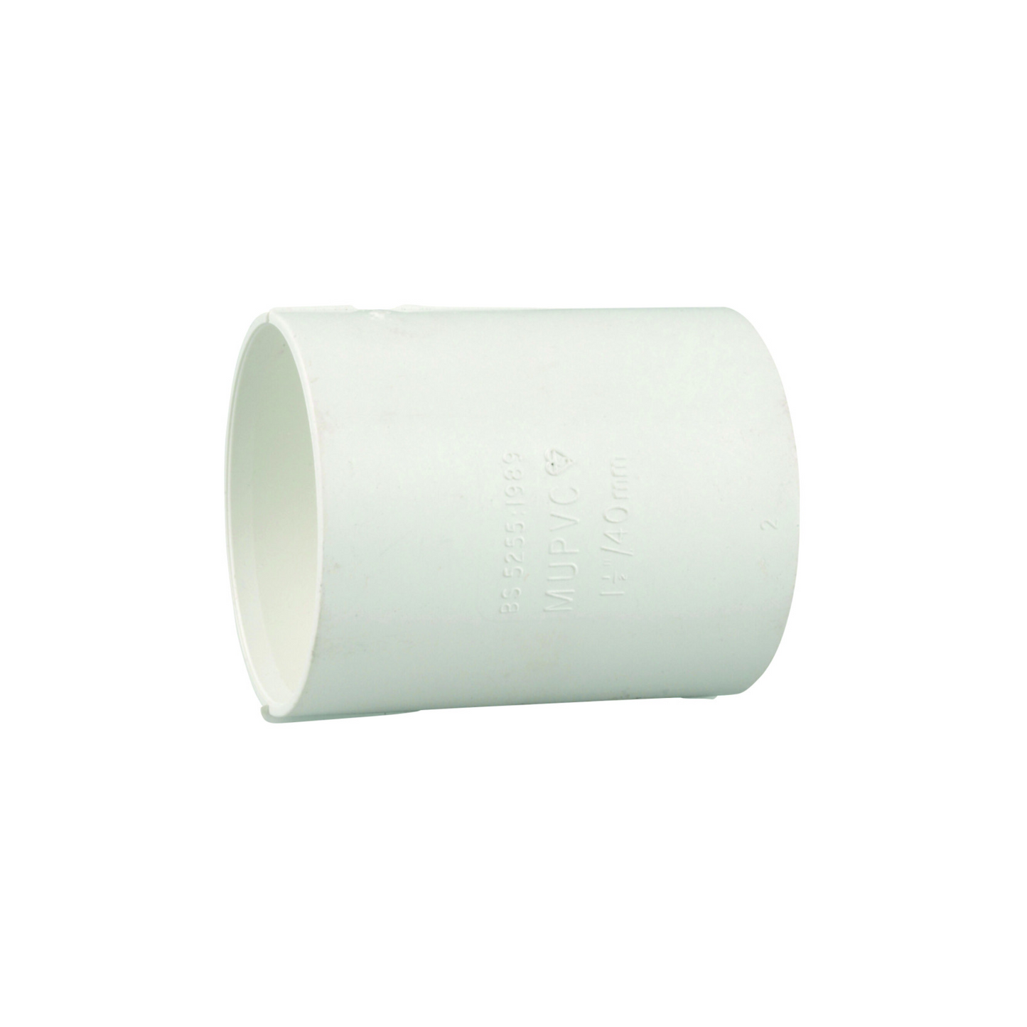 50mm Osma Weld Waste Double Socket - Wavin (White) - 2M104W