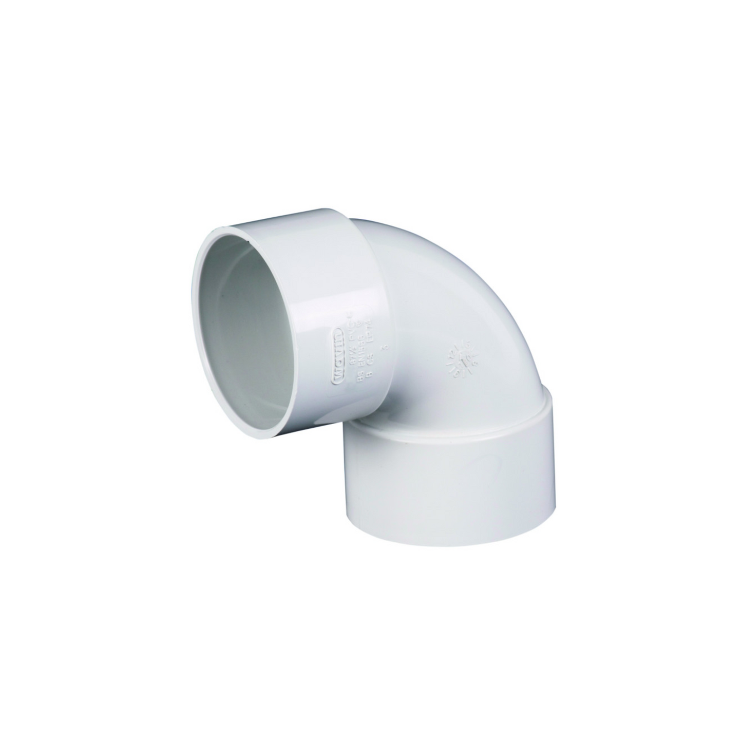 50mm Osma Waste Bend 87.5 Degree - Wavin (White) - 2M161W