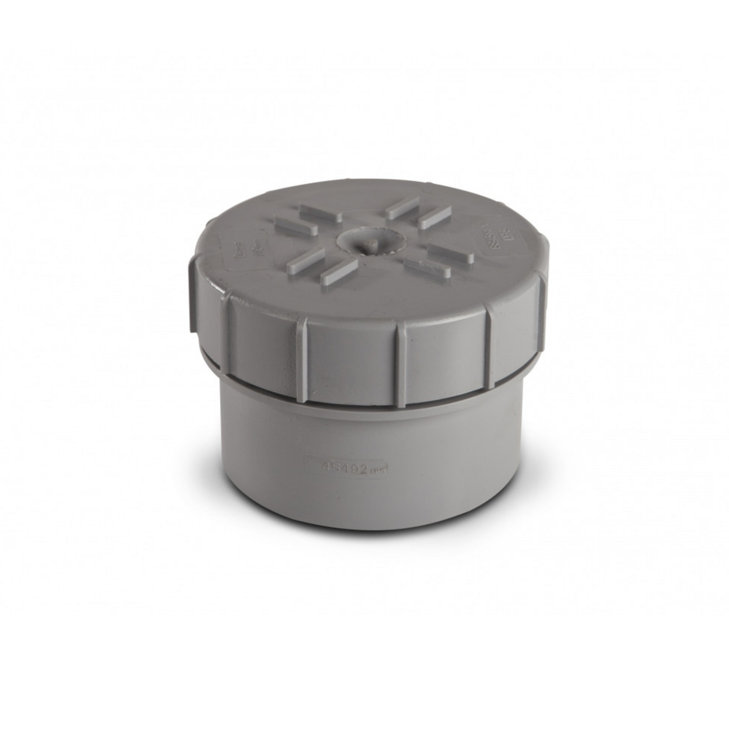 110mm OsmaSoil Solvent Weld Access Plug - Wavin (Grey) - 4S492G
