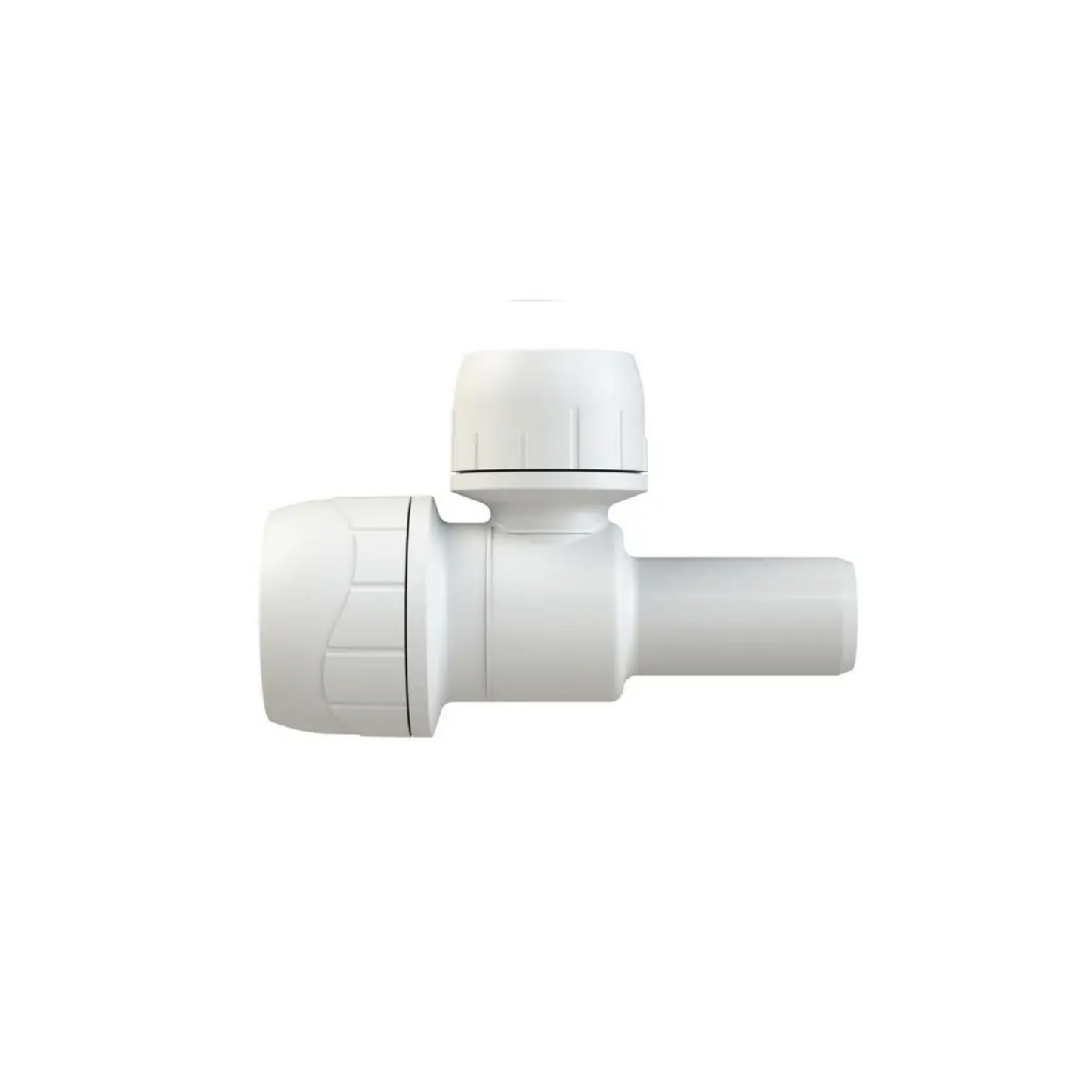 Polypipe Polyplumb Enhanced Branch Reducing Spigot Tee 15mm x 15mm x 10mm - PB1215EW