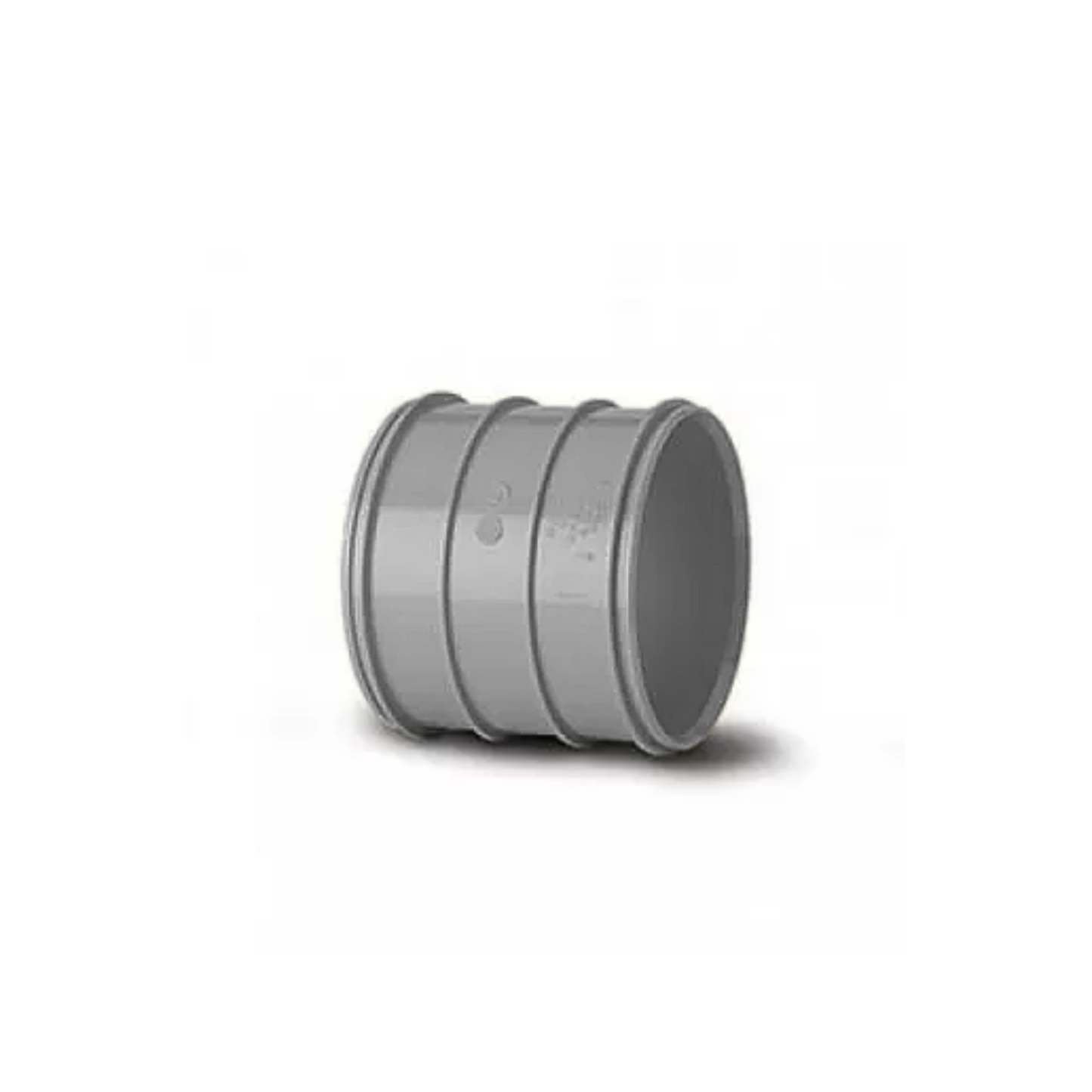 Polypipe System 2000 Double Socket Coupler (Grey) 82mm - SWH49SG