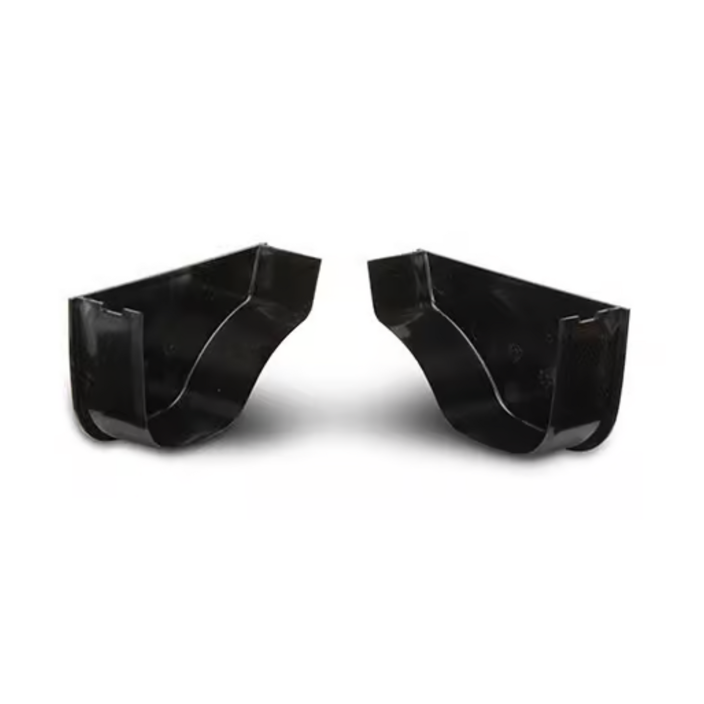 Polypipe Internal Stop End Left Hand (Black) 130mm - ROG08B