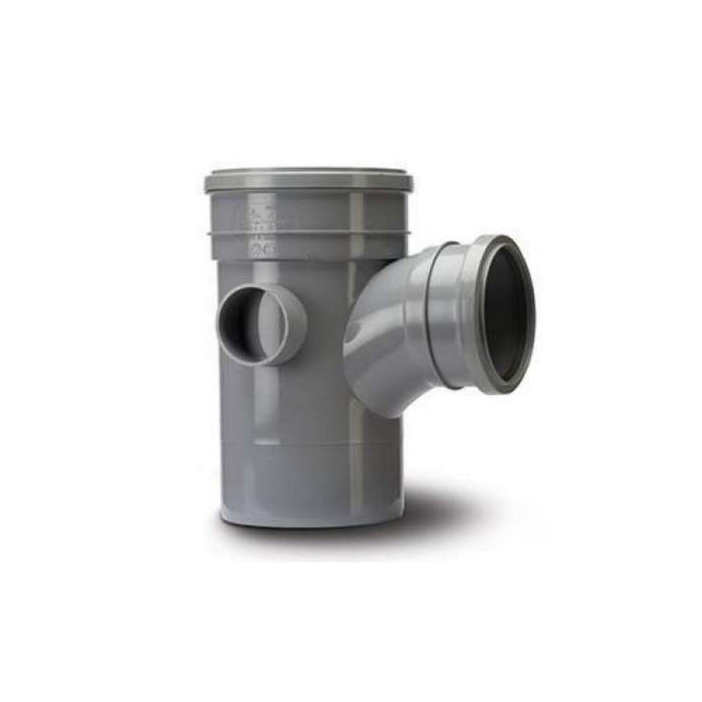 Polypipe PolySoil Unequal Single Branch (Grey) 160mm x 92.5° - ST604G
