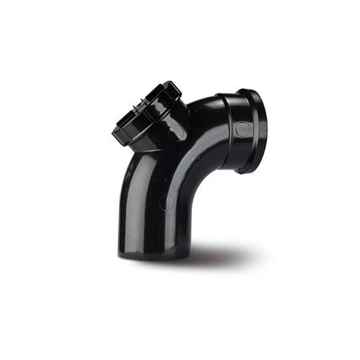 Polypipe Polysoil Access Bend Single Socket (Black) 110mm x 92.5° - SB413B
