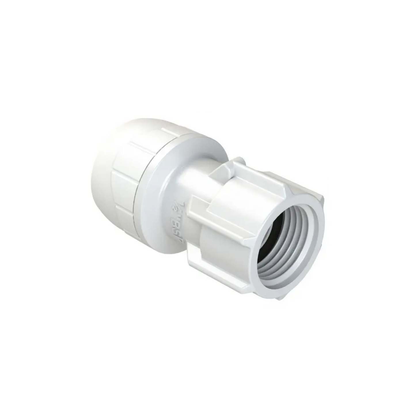 Polypipe Polyplumb Enhanced Hand Tightened Tap Connector 15mm x 1/2" - PB2715EW