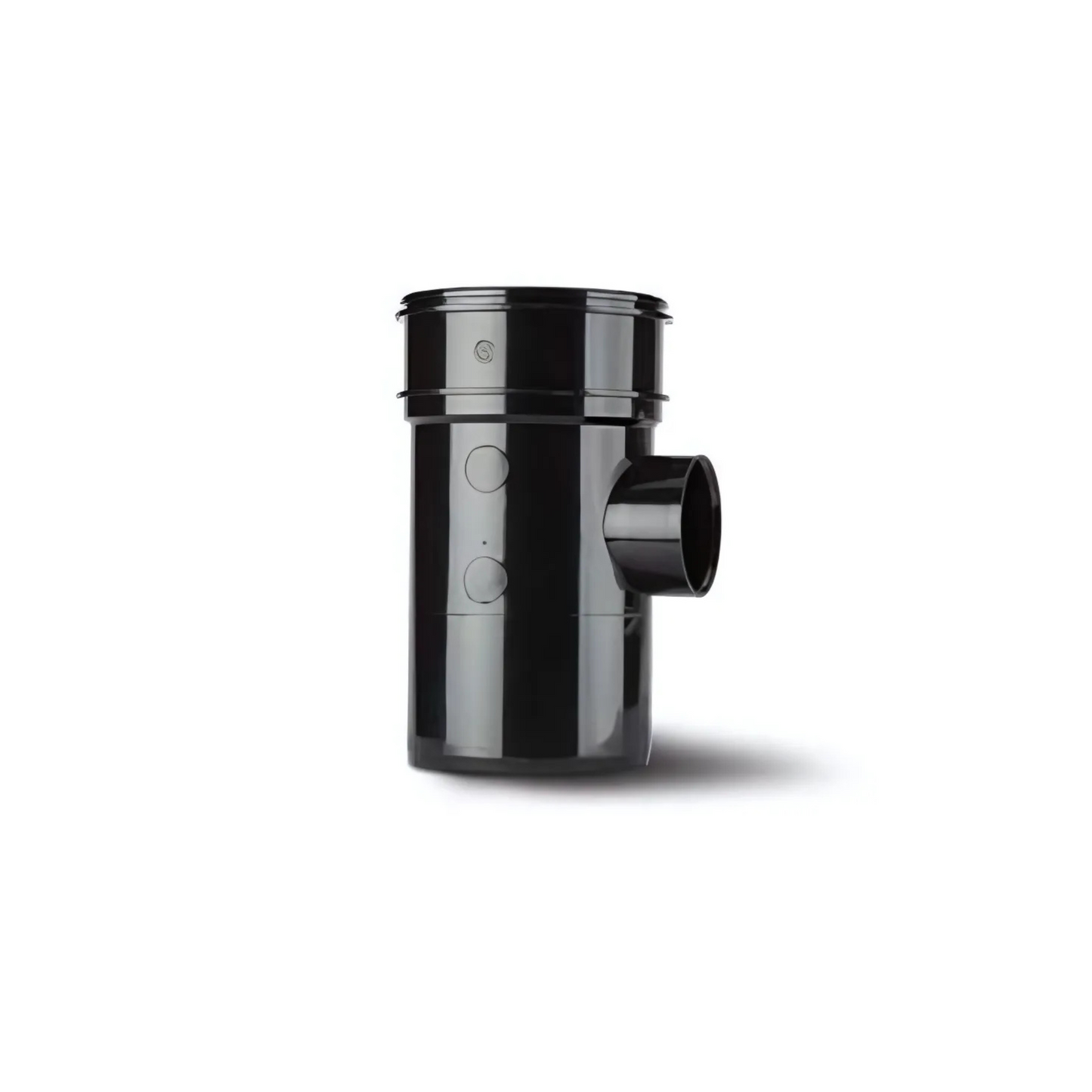 Polypipe System 2000 Boss Pipe Single Socket (Black) 110mm x 50mm - BP425B