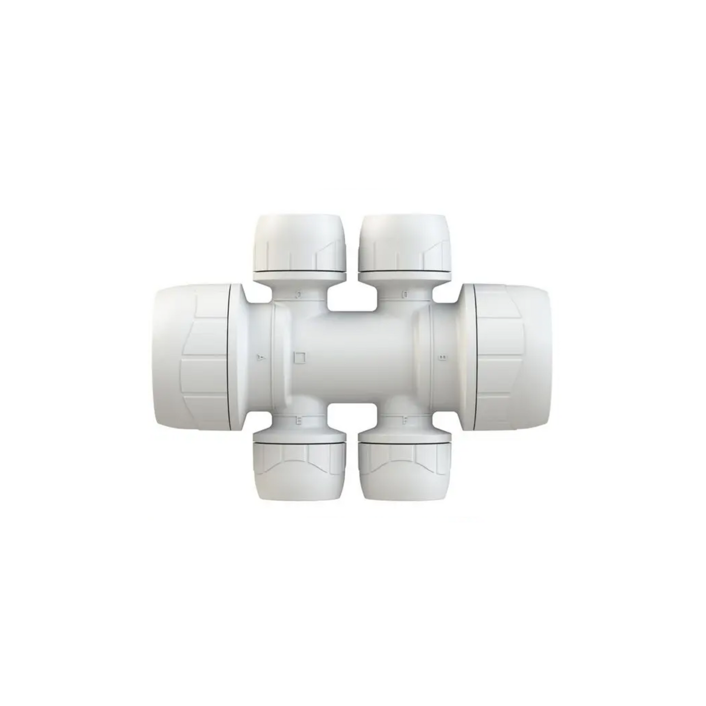 Polypipe Polyplumb Enhanced 4-Port Socket/Socket 22mm x 10mm - PB4822EW
