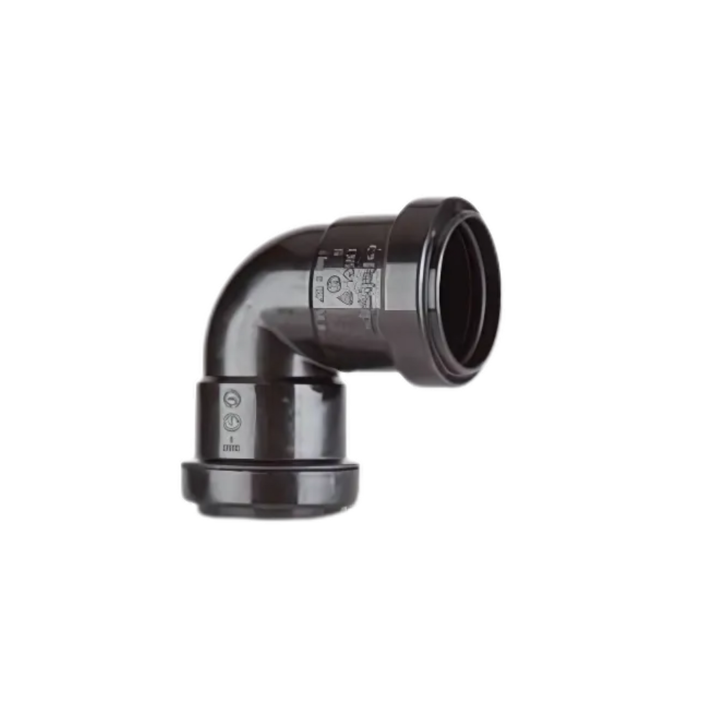 Polypipe Waste Push Fit Knuckle Bend (Black) 40mm x 90° - WP16B