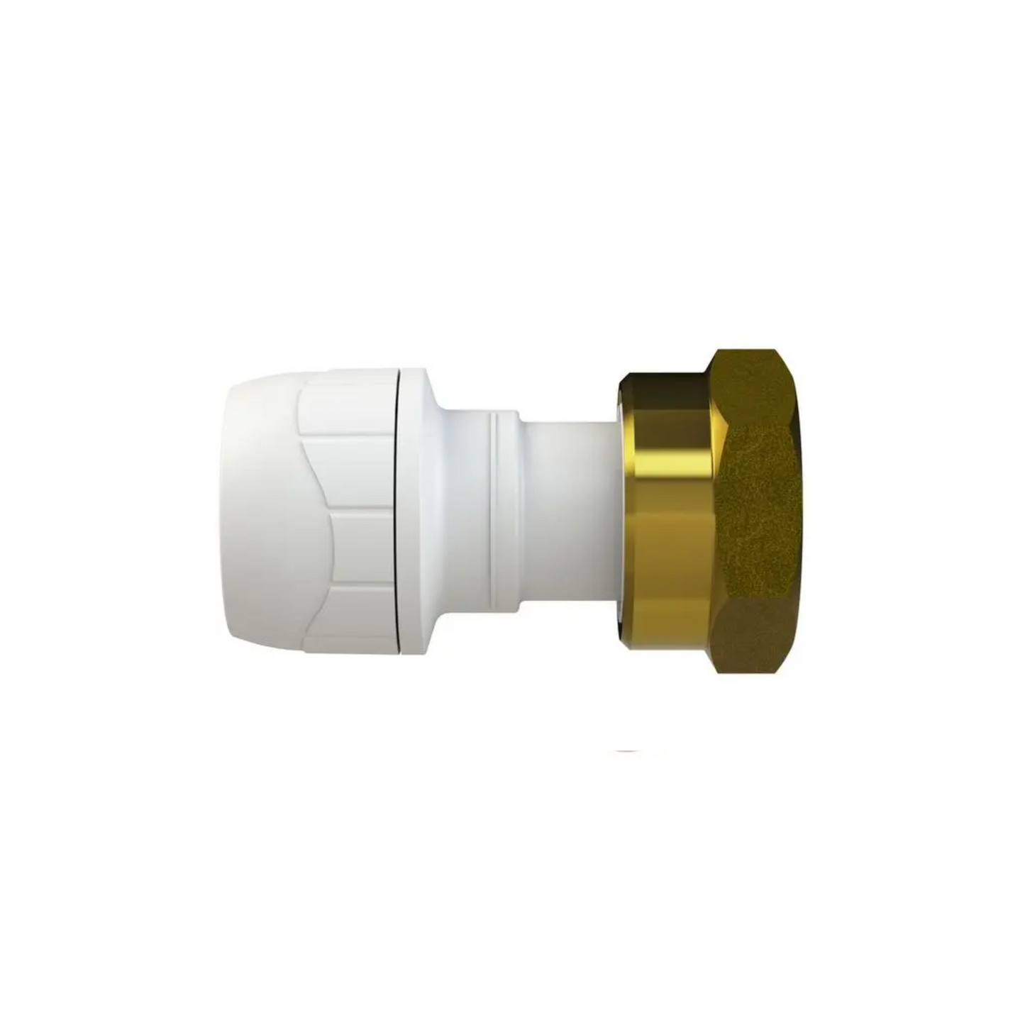Polypipe Polyplumb Enhanced Straight Tap Connector 15mm x 3/4" - PB71534EW
