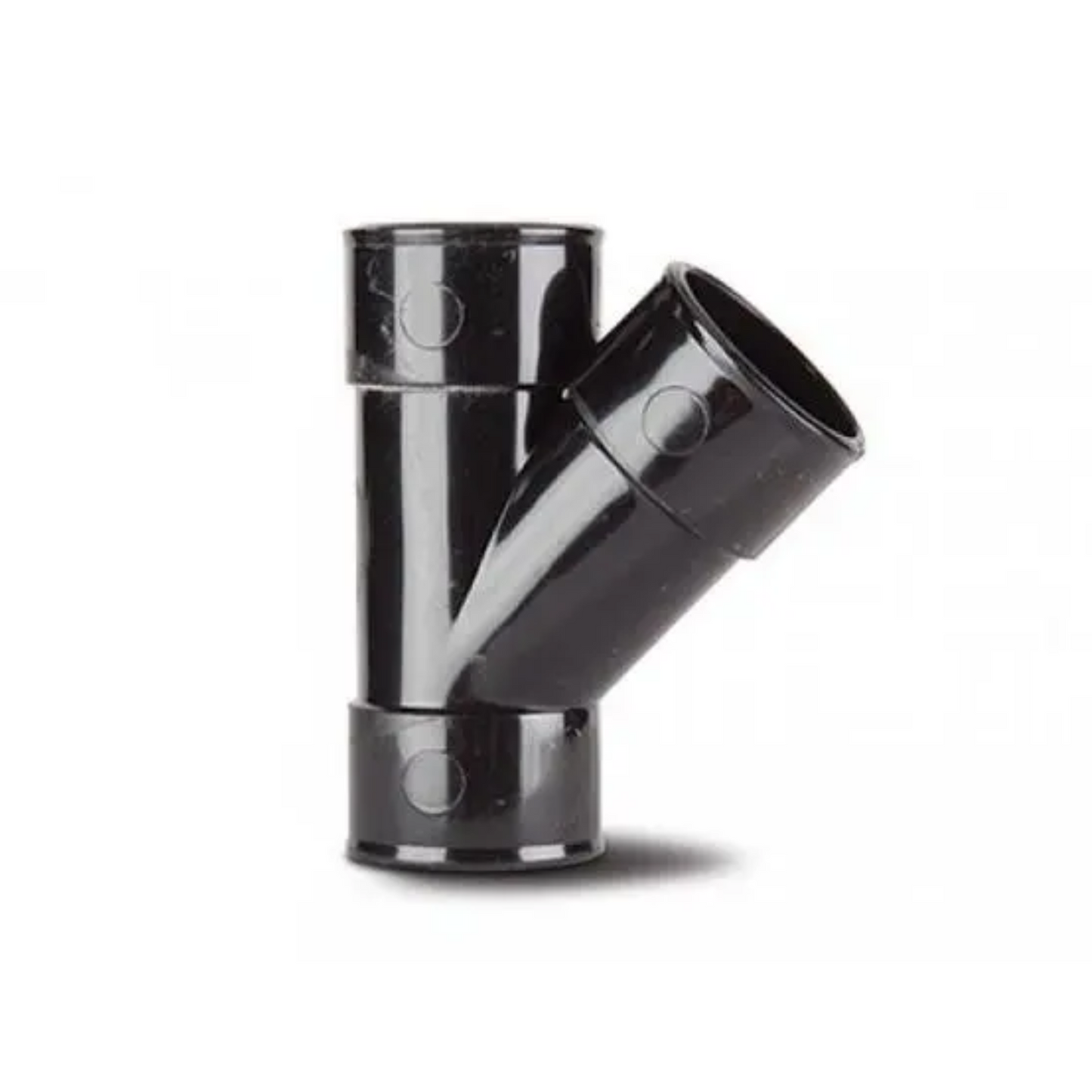 Polypipe Solvent-Weld Branch (Black) 50 mm x 45° - MU317B