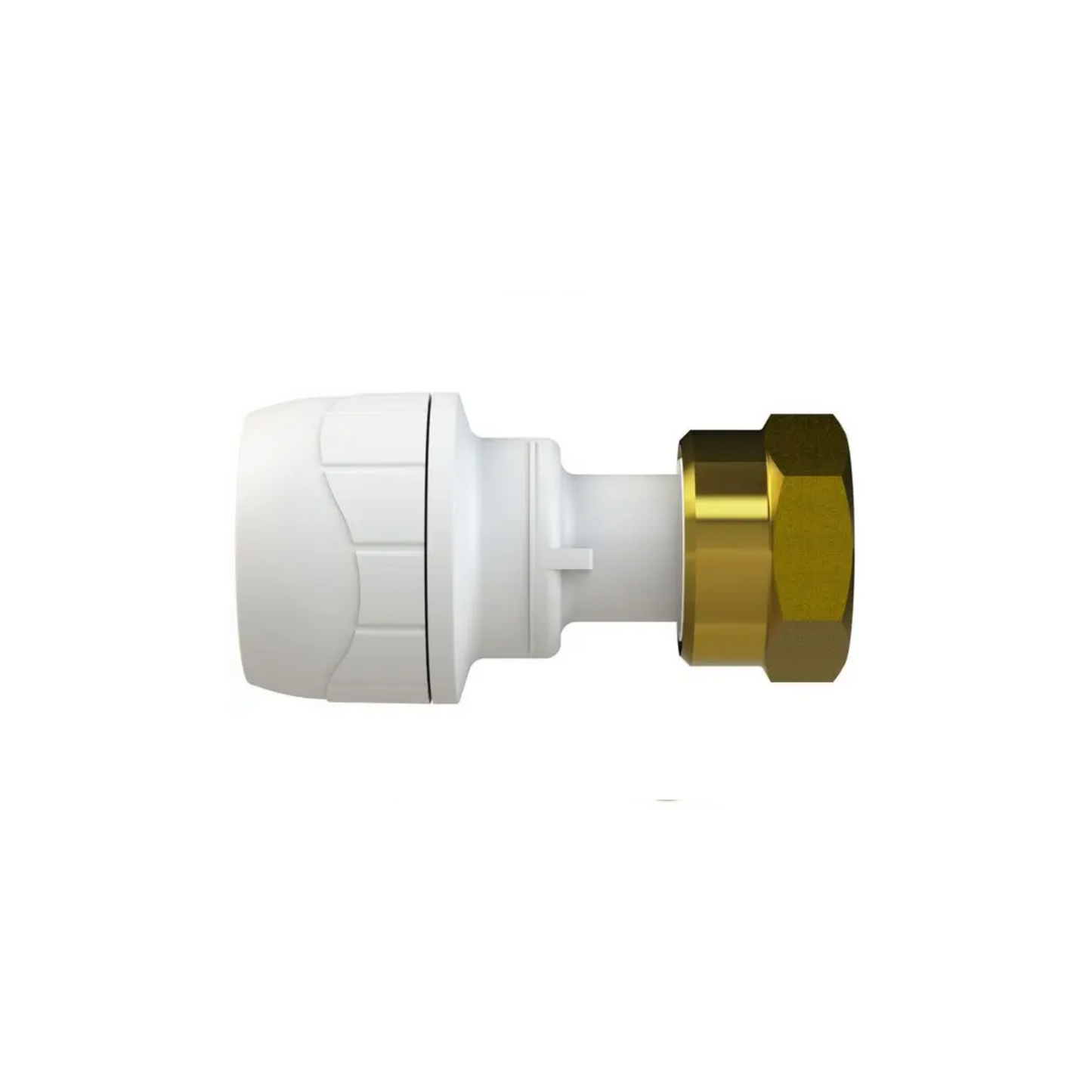 Polypipe Polyplumb Enhanced Straight Tap Connector 15mm x 1/2" - PB715EW