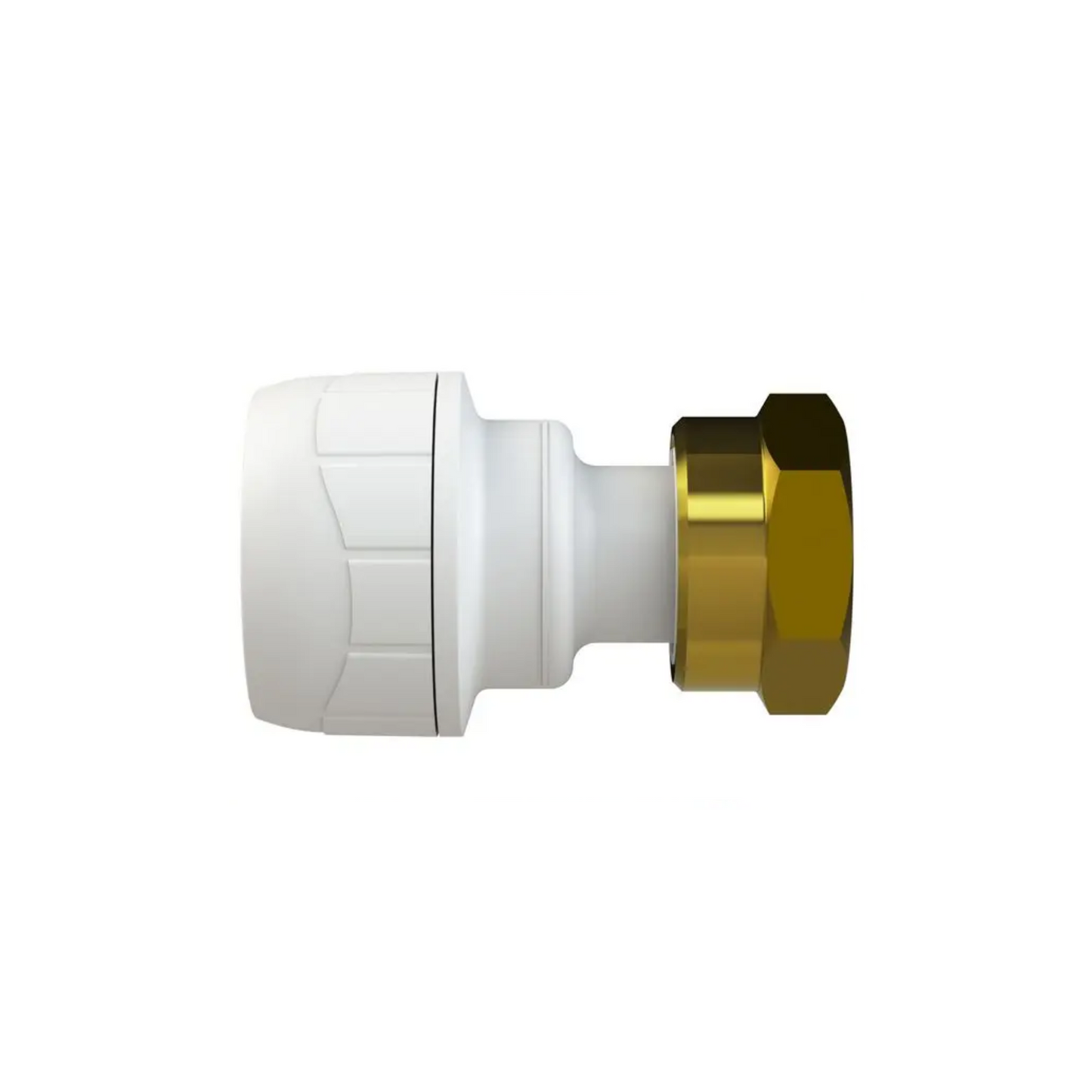 Polypipe Polyplumb Enhanced Straight Tap Connector 22mm x 3/4" - PB722EW