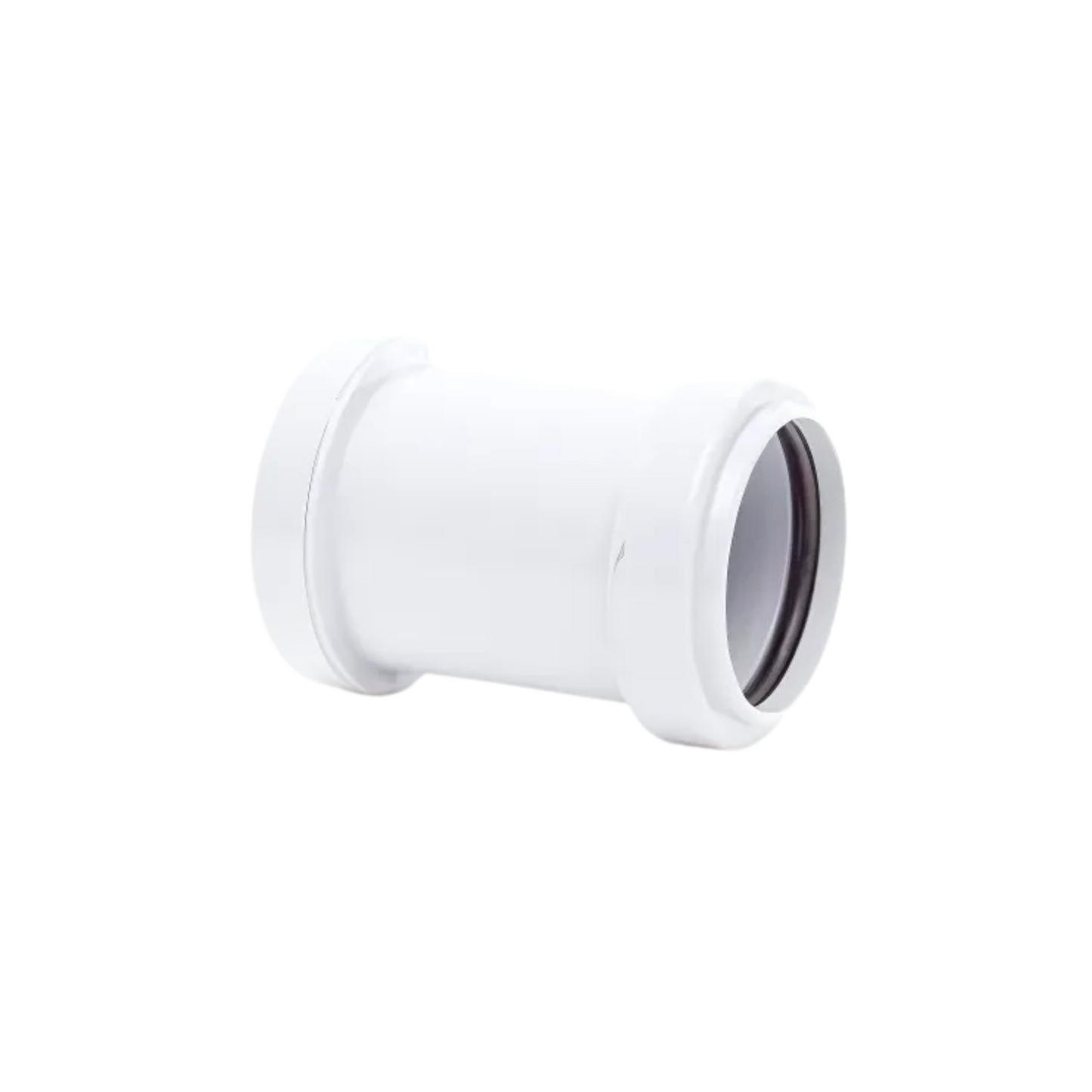Polypipe Waste Push-Fit Straight Coupling (White) 40mm - WP26W