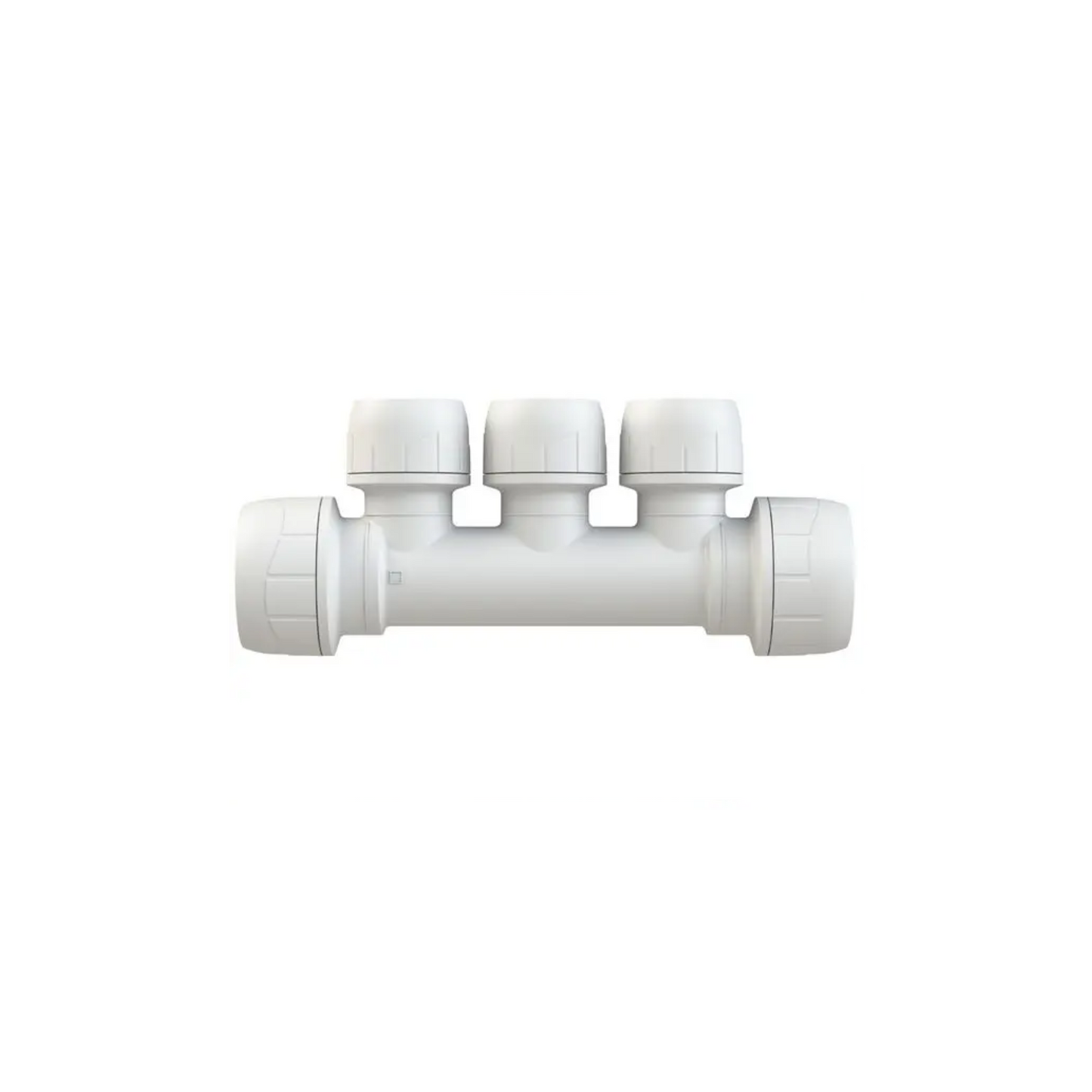 Polypipe Polyplumb Enhanced 3-Port Socket/Socket 22mm x 15mm - PB7322153EW