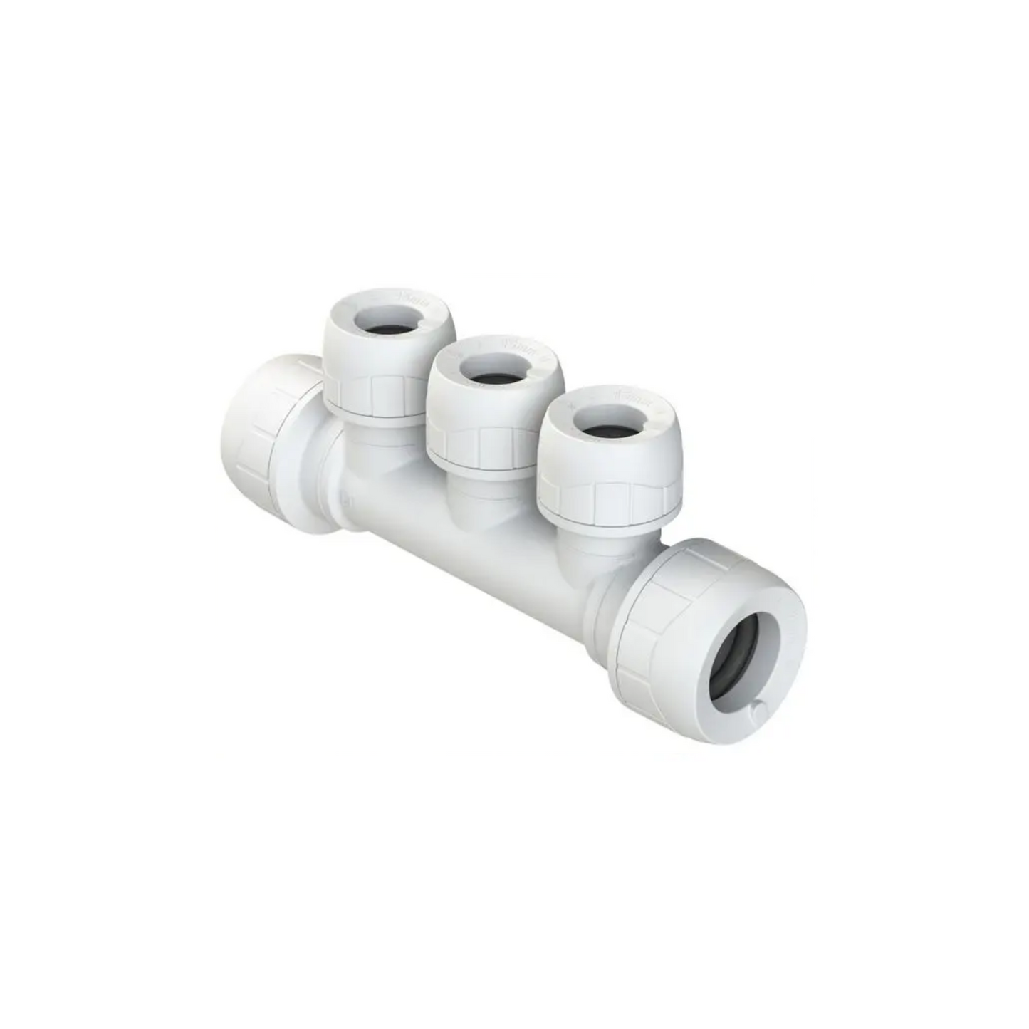 Polypipe Polyplumb Enhanced 3-Port Socket/Socket 22mm x 15mm - PB7322153EW