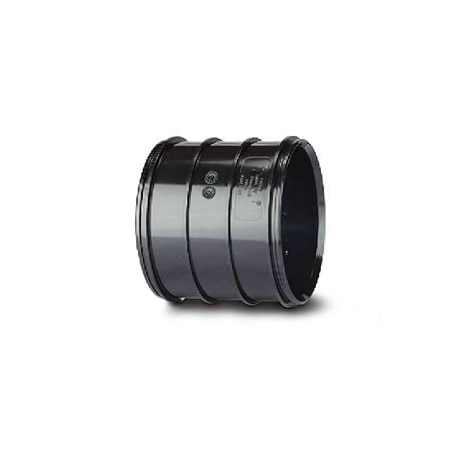 Polypipe System 2000 Pipe Coupler Solvent Socket (Black) 82mm - SWH49B