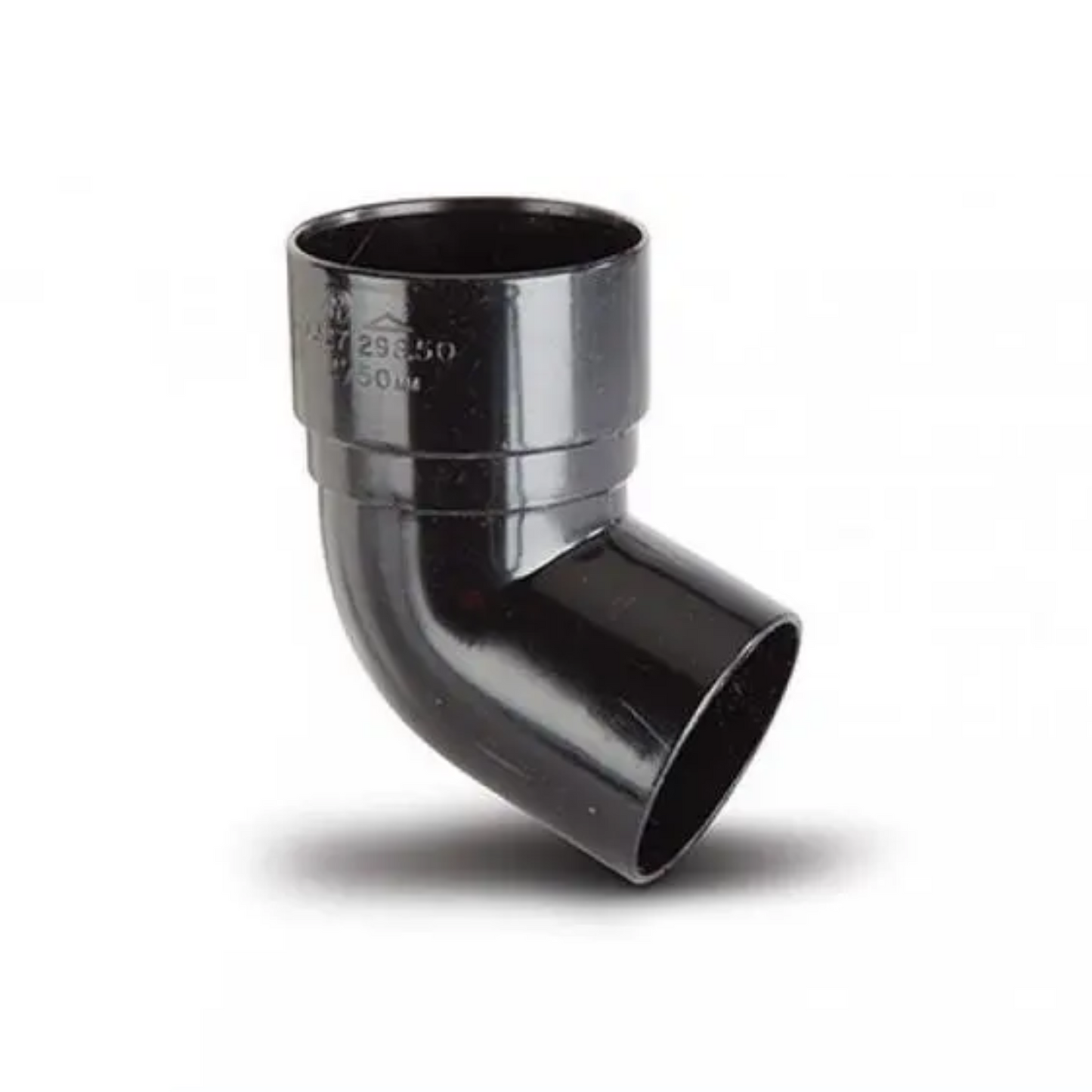 Polypipe Round Offset Bend (Black) 50mm x 112° - RM327B