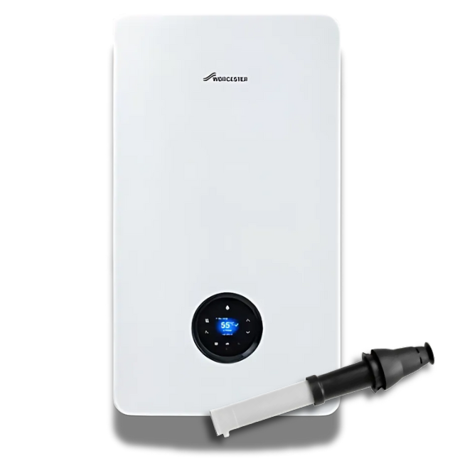 Worcester Bosch Greenstar 8000+ Gas System Boiler (Natural Gas, ErP) (White) 35kW – 7736702591