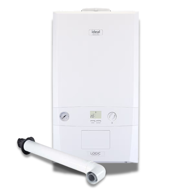 Ideal Logic System2 S18 Gas System Boiler (White) 18kW – 228353