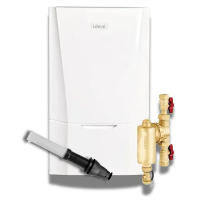 Ideal Vogue Max S18 GEN2 System Boiler (Natural Gas) (White) 18kW – 218860