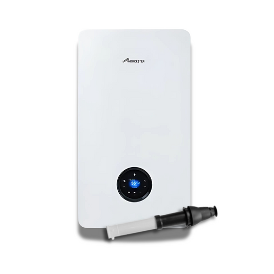 30kW Greenstar 4000 Combi Gas Boiler - Worcester Bosch (White) – 7733600373