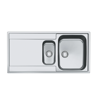 Franke Maris MRX 251 1.5 Bowl Inset Sink Left-Hand Drainer (Stainless Steel) – 127.0305.146