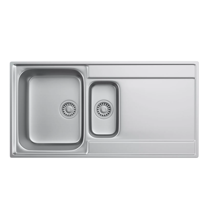 Franke Maris MRX 251 1.5 Bowl Inset Sink Right-Hand Drainer (Stainless Steel) – 127.0305.147