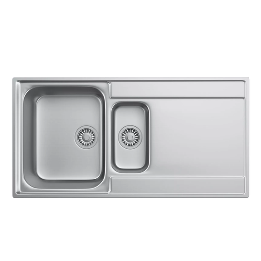 Franke Maris MRX 251 1.5 Bowl Inset Sink Right-Hand Drainer (Stainless Steel) – 127.0305.147