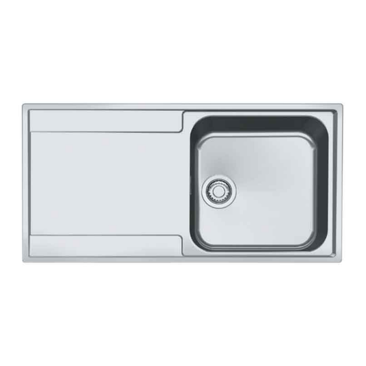Franke Maris Inset Kitchen Sink L/H Drainer MRX 211 (Stainless Steel) - 127.0305.144